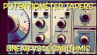 Potentiometer Tapers: Linear Vs Logarithmic (Audio + Waveform Demos)