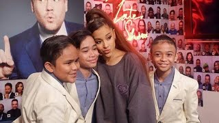 TNT BOYS with Ariana Grande (backstage)