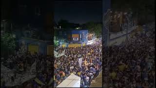 Gran movilización de los hinchas en apoyo a Juan Román Riquelme