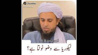 Liquoria se kya wuzu toot jaata hqi? Mufti Tariq Masood #shorts #islamic #bayanstatus #status