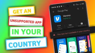 HOW TO GET AN APPLICATION THAT IS NOT SUPPORTED IN YOUR COUNTRY || UPDATED 2023