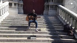 Mickael Dedji à la basilique du Sacré-Cœur de Montmartre