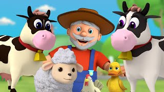 Old Macdonald Had A Farm | Baby Animals For Kids | Meeko's Family Classic Nursery Rhymes