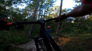 Family mtb riding at Santos