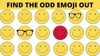 HOW GOOD ARE YOUR EYES #15 |Find The Odd Emoji Out |Emoji Puzzle Quiz