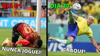 COMO JOGAR FUTEBOL MELHOR EM 1 MÊS (FACIL)