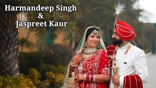 Best Cinematic Wedding  Highlight 2024 [ Harmandeep Singh  x Jaspreet  Kaur] By- Gurjeet Studio