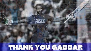 THANK YOU Mr. ICC |Journey of shikhar dhawan retirement special