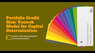 Vasicek Model for Credit Risk Capital (FRM Part 1 Valuation & Risk Models, FRM Part 2 Credit Risk)