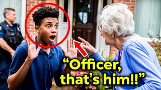 Racist Lady Calls Cop On A Black Kid, Instantly Regrets It !