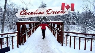 Canadian Dream I Reasons to Migrate in Canada | Winter Wonderland Walk | Pinoy in Canada