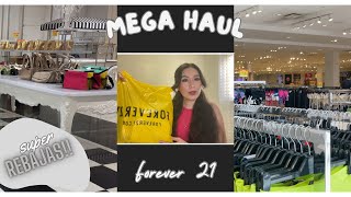 SUPER MEGA HAUL DE FOREVER 21✨/compras🛍️/aprovechando las súper rebajas 🤑✨#hauldecompras