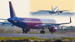 WizzAir A321neo ROCKETING OUT OF LARNACA Airport! | 15sec Take-Off ROLL!!