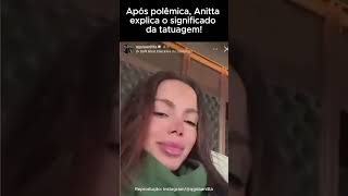 Anitta explica sua nova tatuagem! #Anitta #Tatuagem