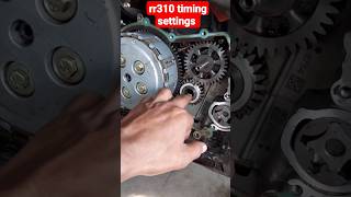 TVS Apache RR 310 clutch cover timing setting #bmw #motorcycle #tvs #shortvideo