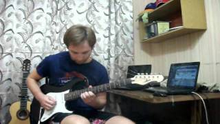 "Rain" of Vinnie Moore, cover by Alexander Levin Гитара