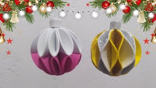 DIY Bolinhas de EVA para árvore de natal