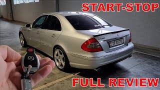 Full Review the Smart START-STOP Button, Engine Auto Start & KEYLESS-GO Functions on Mercedes W211