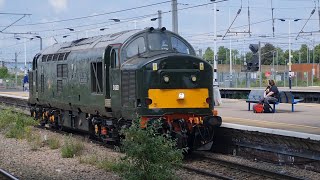 Locomotive Services 37667 " Flopsie " passing Peterborough