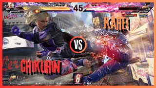 Tekken 8 - THY chikurin (LIDIA) VS HYDE Karei (LAW)