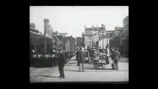 Arrival of a Train at Perrache 1896   The Lumière Brothers Louis & Auguste   Arrivée     cc public d