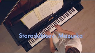 Evgeny Starodubtsev: Mazurka (Andantino, 2020) / Alessandro Simonetto, Piano