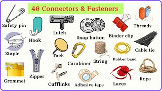 Lesson 142:  Connectors and Fasteners | Key Terms Unlocked! | Boost your English Vocabulary #english