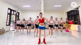 Aerobic: bài giật bụng di chuyển đốt mỡ toàn thân nhạc hot