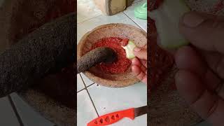 Libur kerja mukbang rujak mangga muda bersama keluarga.. #shorts #mukbang