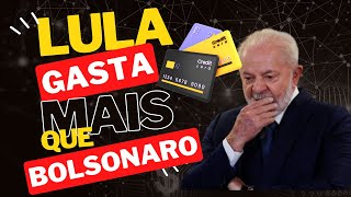 Lula gasta mais com cartão corporativo do que Bolsonaro