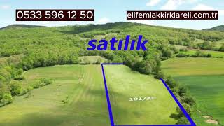 kırklareli çukurpınar'da ormana cephe köye yakın 15.650 m2 tarla#satılık