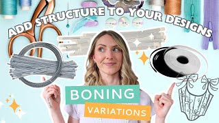 Learn what type of boning is best for your garments | PROFESSIONAL SEWING