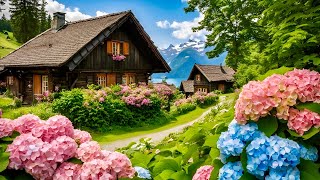 Peaceful Walk In Switzerland Countryside : Lungern , Beautiful Swiss Village🇨🇭