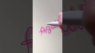 Comente nome/cor #shortsyoutube #calligraphy #procreate #shortsfeed #viralvideos #shortsvideo #art