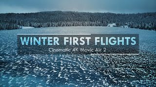 Winter first flights - Cinematic 4k DJI Mavic Air 2 ~Auvergne~ Timothée Falcon