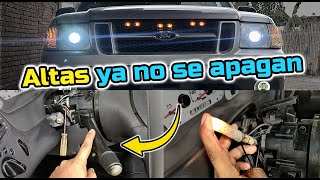 Las Luces Altas Se Quedan Prendidas Todo El Tiempo y No Se Apagan Ford Explorer/Sport Trac/Ranger