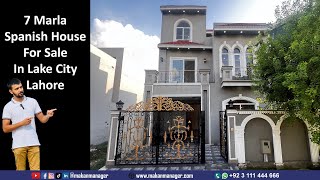 7 Marla Spanish House for Sale | Lake City Lahore