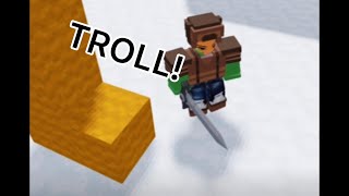 TROLLER OUTFIT IN ROBLOX BEDWARS LOL