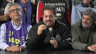 CONFERENCIA DE PRENSA de cara a la movilización del 10 de septiembre a Plaza de Mayo