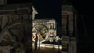 Night View Of Konark Temple #Odisha history #odisha #stonework