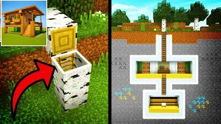 Block Crazy Robo World - How To Build A Modern Secret Base Tutorial (Secret House)