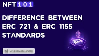 Difference Between ERC 721 & ERC 1155 Ethereum Token Standards (English Subtitles)