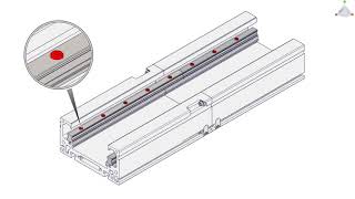 BAHR DS 160 | Two Piece Profile With Split Guide Rails