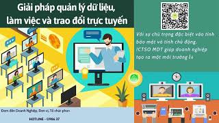 ICTSO MDT : Giải pháp văn phòng số đa ngành