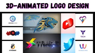 3D-Animated Logo Design For YouTube Channel, Company, Facebook Pages(For Order Link in Description)