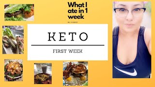 First week of keto...see what I eat