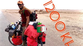 (vlog02)رحلة‏ بالدراجة ‏ الهوائية  في ‏‏صحراء الجزائر  🇩🇿 cycling around Africa