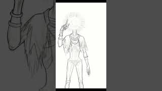 ELDEN RING Fanart - Goldmask and Tarnished [Timelapse] #shorts #speeddrawing #eldenring