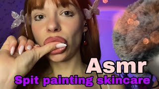 ASMR - New Selena Moon ✨ Spit Painting your skincare roleplay ✨