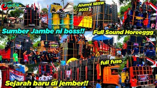 Daftar hadir karnaval sound system full truk sumber jambe hari ini ‼️ FULL HOREEGG